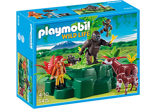 playmobil 5415 - Gorilas y Okapis con Cámara