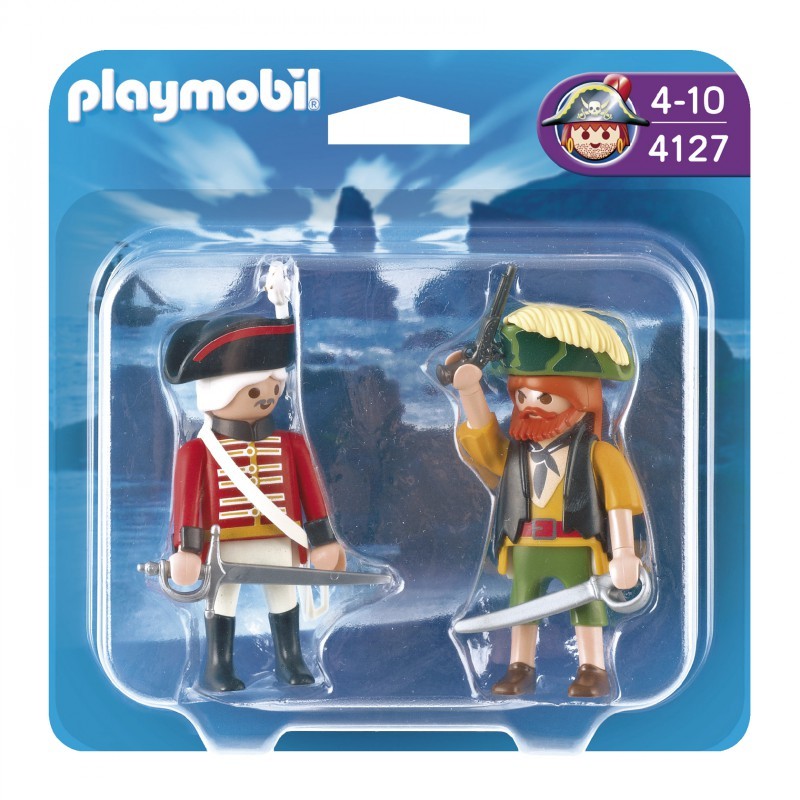 playmobil 4127 - Duo Pack pirata y soldado