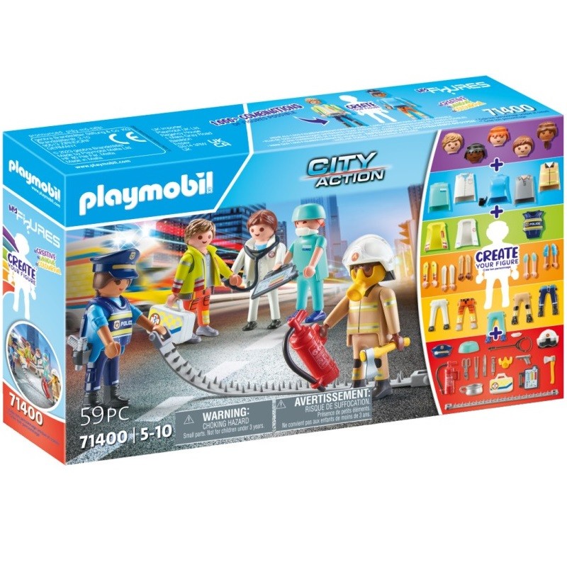 playmobil 71400 - My Figures: Equipo de Rescate