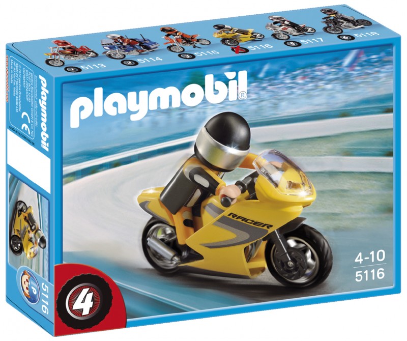 playmobil 5116 - Moto de carreras