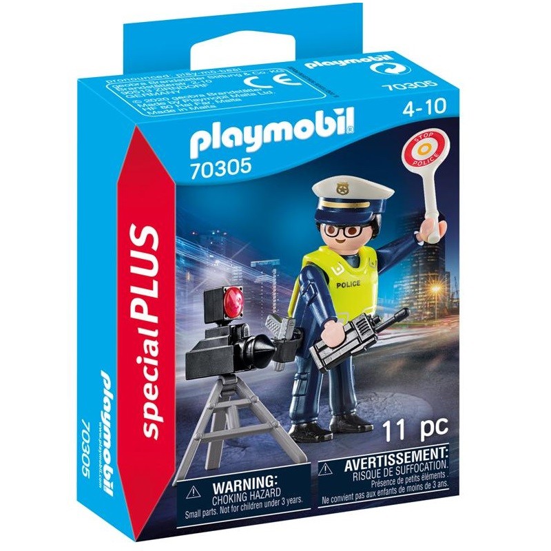 playmobil 70305 - Policía con Radar