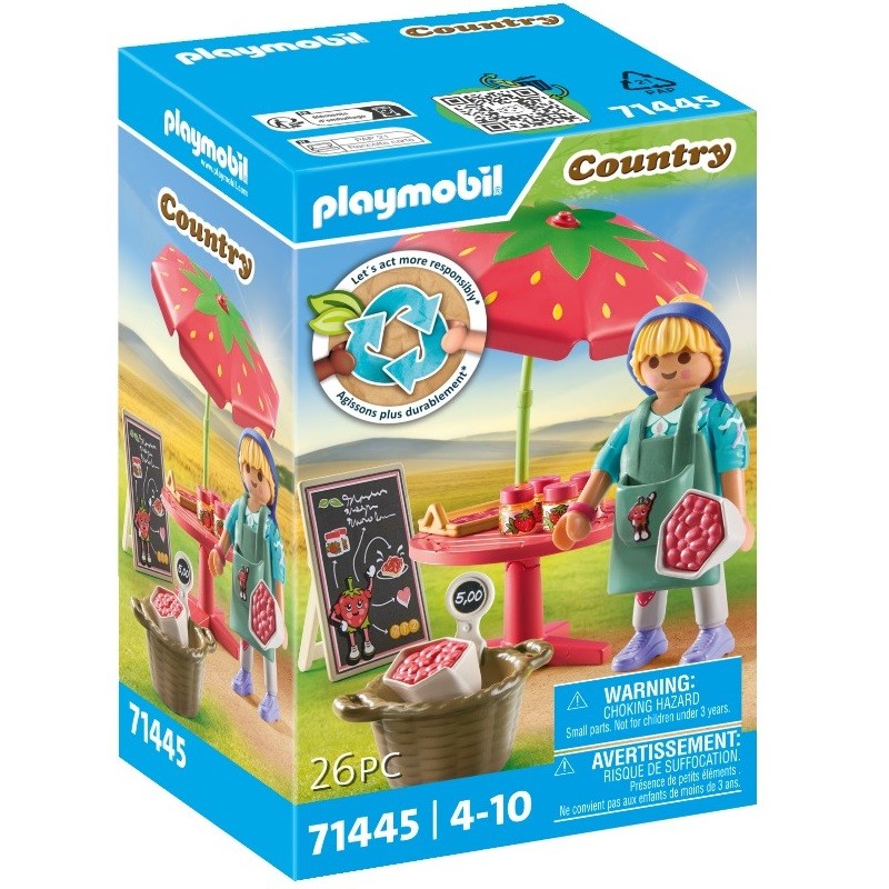playmobil 71445 - Puesto de mermeladas caseras