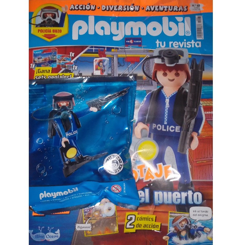 playmobil n 63 chico - Revista Playmobil 63 bimensual chicos