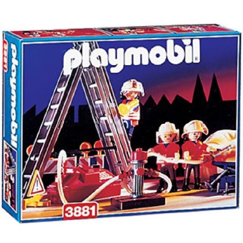 playmobil 3881 - Equipo de Bomberos con Escalera