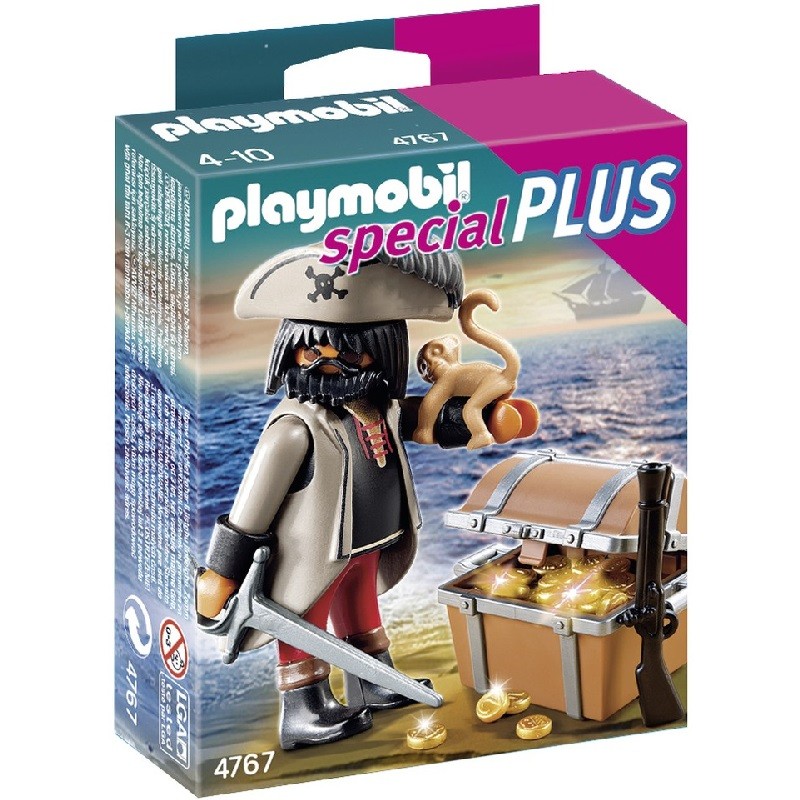 playmobil 4767 - Pirata con Cofre del Tesoro