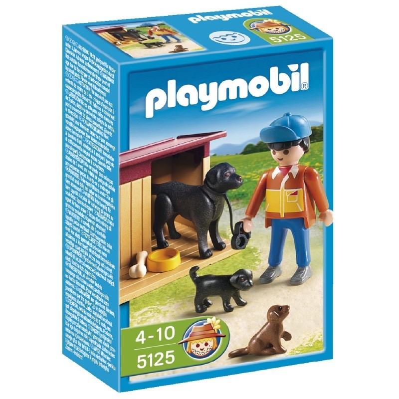 playmobil 5125 - Perros con Cuidador