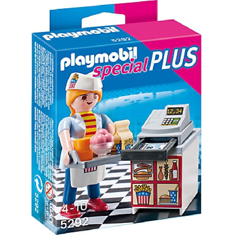 playmobil 5292 - Camarera con Caja Registradora
