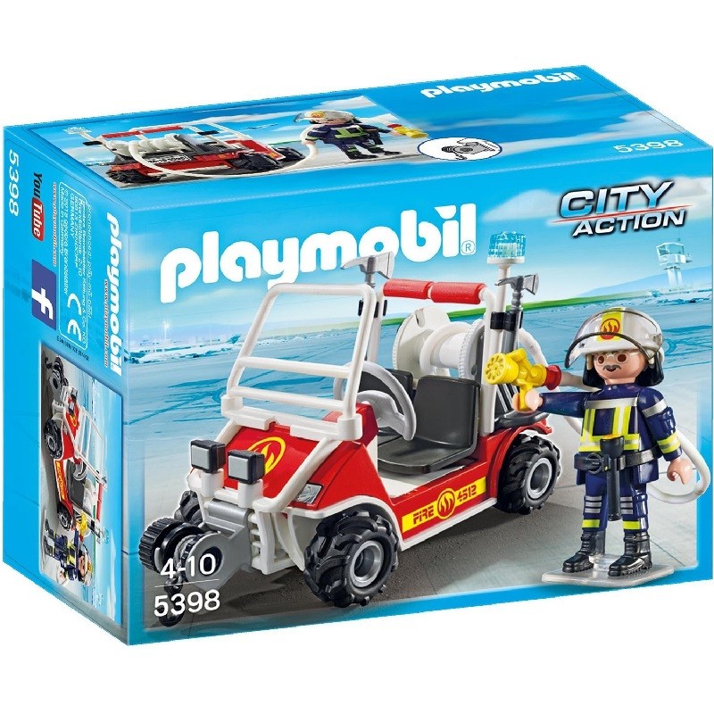 playmobil 5398 - Coche de Bomberos Aeropuerto