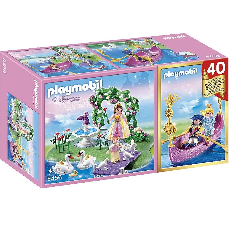 playmobil 5456 - Compact Set 40 Aniversario Isla de la princesa y gondola romantica