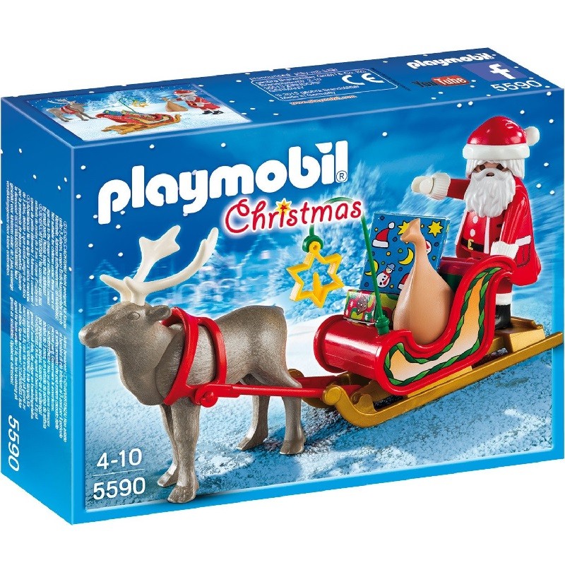 playmobil 5590 - Trineo de Papá Noel con Reno