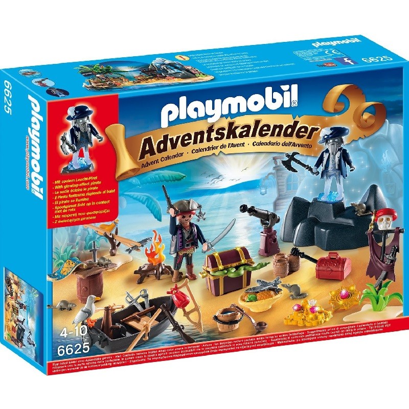 playmobil 6625 - Calendario de Adviento Isla del Tesoro Pirata