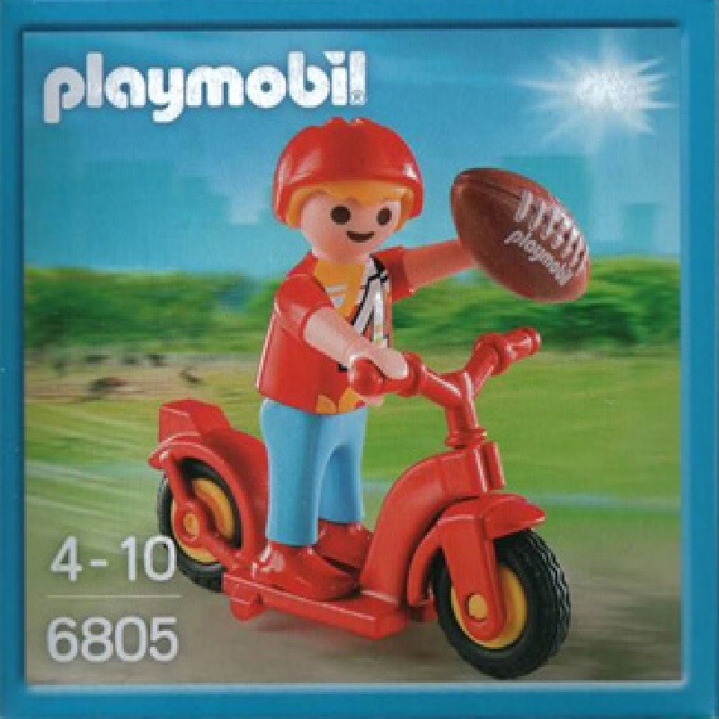 playmobil 6805 - Niño con Scooter y pelota