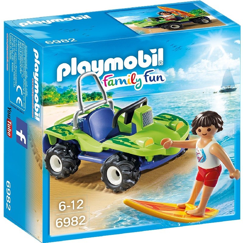 playmobil 6982 - Surfista con Quad