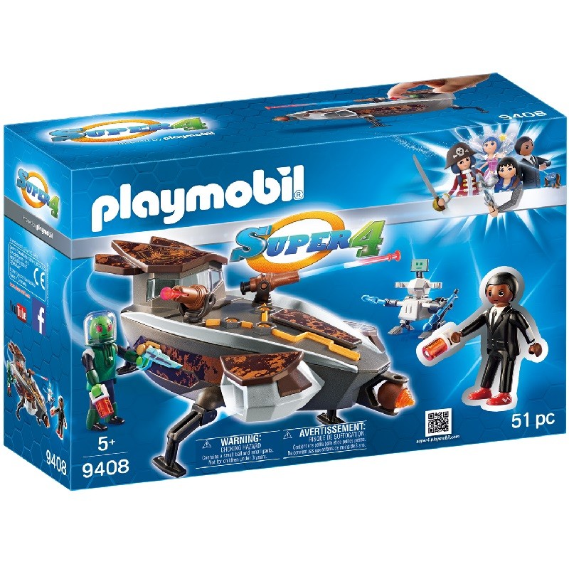 playmobil 9408 - Gene y Sykroniano con Nave