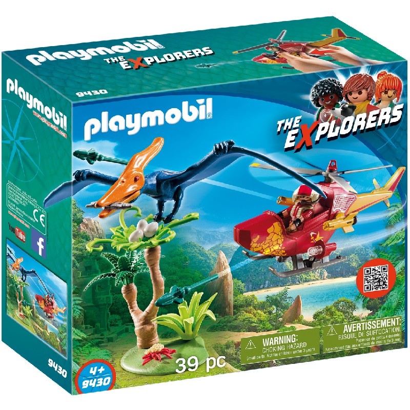 playmobil 9430 - Helicóptero con Pterosaurio