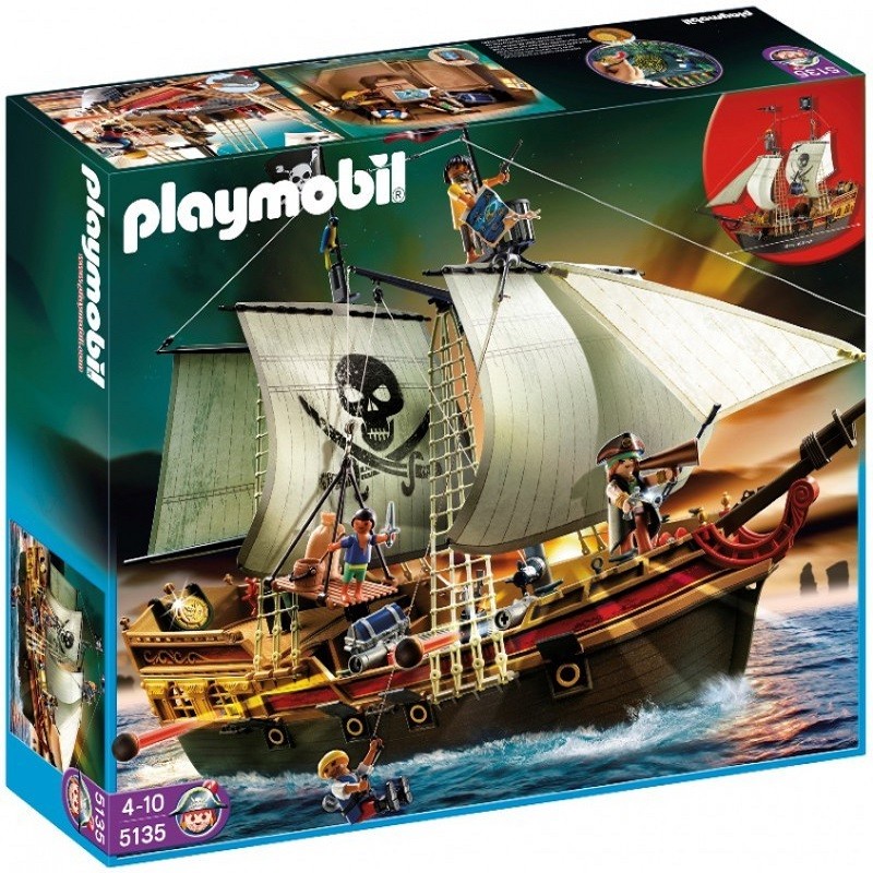 playmobil 5135 - Barco pirata de ataque