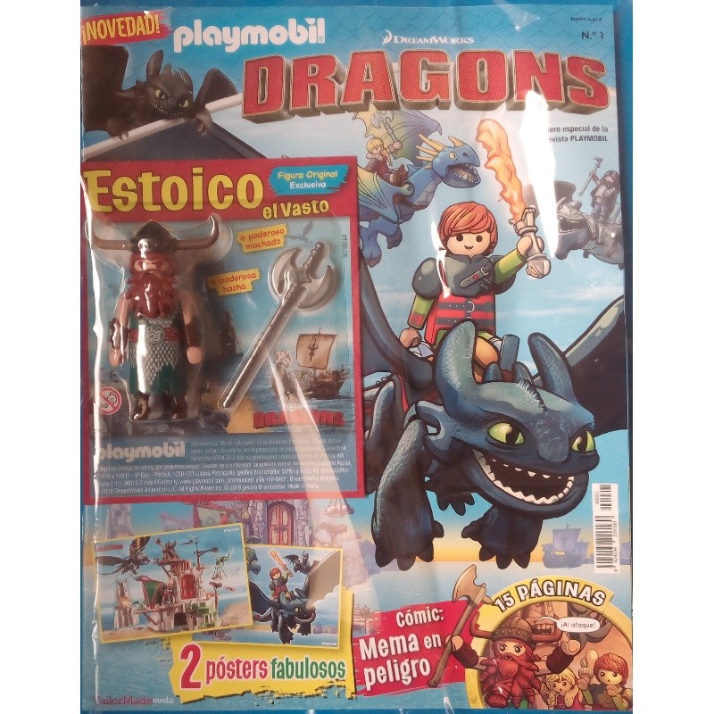 playmobil 1 dragons - Revista Playmobil Dragons n 1