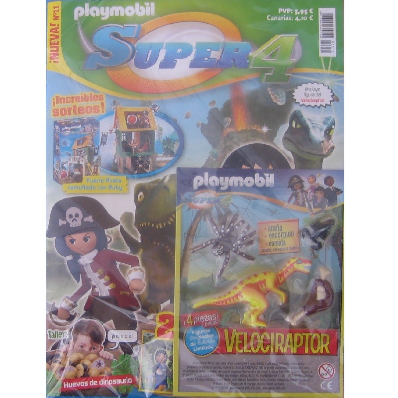 playmobil n11 super4 - Revista Playmobil Super 4 numero 11