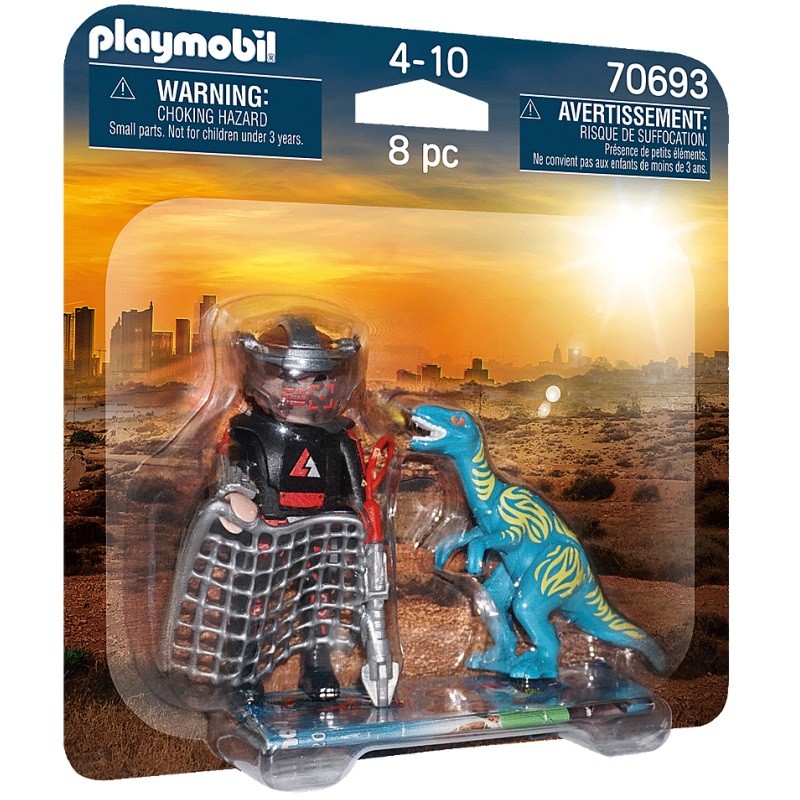 playmobil 70693 - Duo Pack Velociraptor y Saqueador