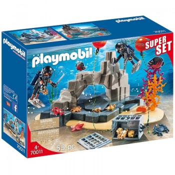 Playmobil 70011 SuperSet Unidad de Buceo