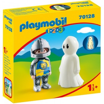 Playmobil 70128 1.2.3 Caballero con Fantasma