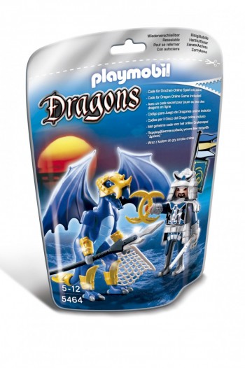 ver 636 - Dragón Hielo con Guerrero