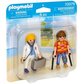 Playmobil 70079 Duo Pack Doctora y Paciente