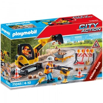 Playmobil 71045 Construcción de Carreteras