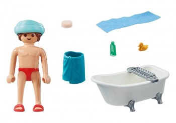 playmobil 71167 - Hombre en la bañera