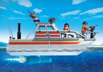 playmobil 5540 - Barco de Rescate con Manguera