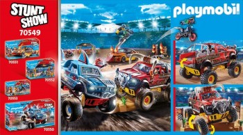 playmobil 70549 - Stuntshow Monster Truck Horned