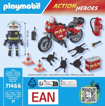 playmobil 71466 - Moto de Bomberos