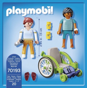 playmobil 70193 - Paciente en Silla de Ruedas
