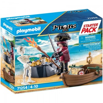 Playmobil 71254 Starter Pack Pirata con Bote de remos