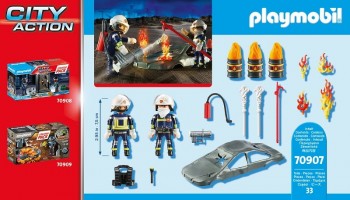 playmobil 70907 - Starter Pack Simulacro de Incendio