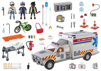 playmobil 70936 - US Ambulancia de Rescate
