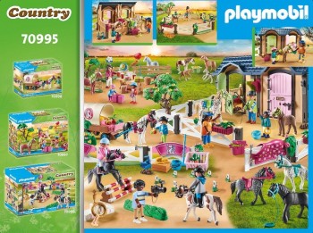 playmobil 70995 - Clases de Equitación con Boxes