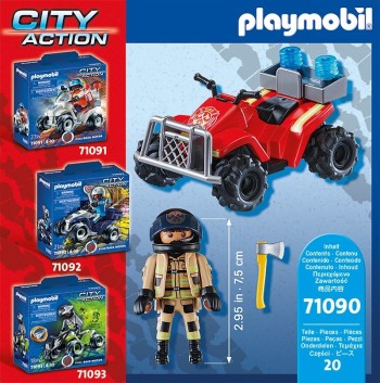 playmobil 71090 - Bomberos Speed Quad