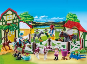 playmobil 9262 - Calendario de Navidad Granja de Caballos