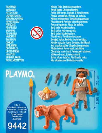 playmobil 9442 - Neandertal con Tigre Dientes de Sable
