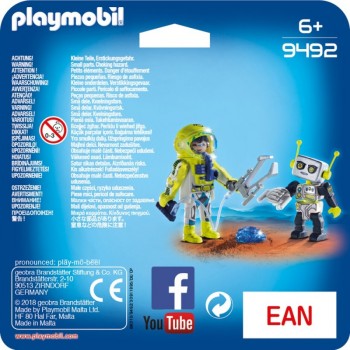 playmobil 9492 - Duo Pack Astronauta y Robot