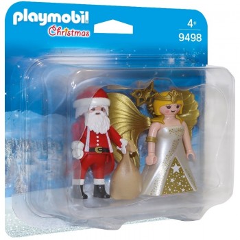 Playmobil 9498 Duo Pack Papá Noel con Ángel
