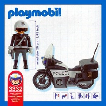 playmobil 3332 - Policia con motocicleta (U.S.A.)