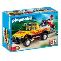 Playmobil 4228 Pick-up con Quad de Carreras