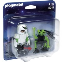 Playmobil 5241 Duo Pack Hombre del Espacio con Robot