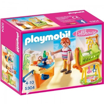 Playmobil 5304 Habitación del bebé con cuna