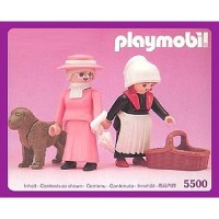 Playmobil 5500 Señora, criada y perro
