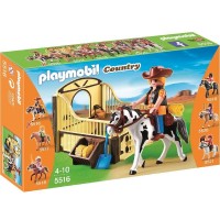 Playmobil 5516 Caballo de Rodeo con Establo