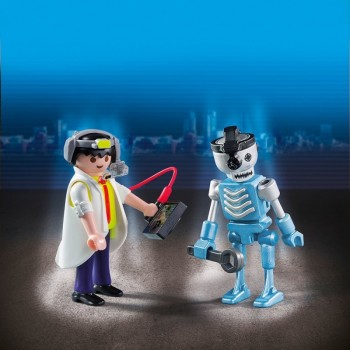 playmobil 6844 - Duo Pack Científico y Robot