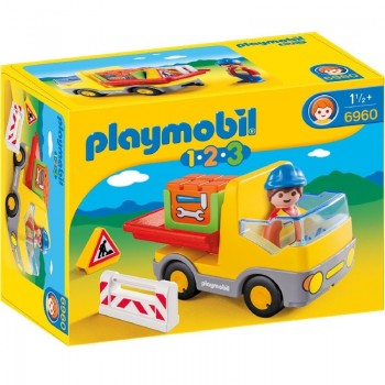 Playmobil 6960 1.2.3 Camión de Construcción